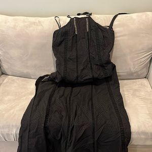 Neck tie summer dress